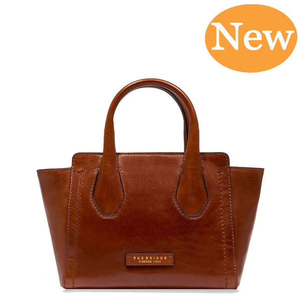 The Bridge Zip Topped Leather Tote / Shoulder Bag - 04203401