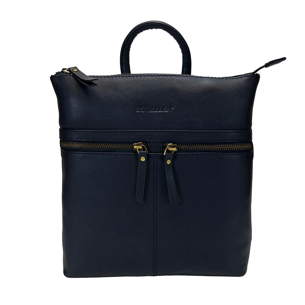 Rowallan Leather Backpack - Style: 31-3206/03 - Harley - Blue