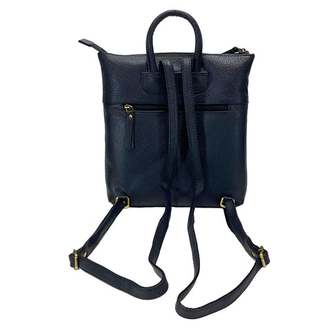 Rowallan Leather Backpack - Style: 31-3206/03 - Harley - Blue
