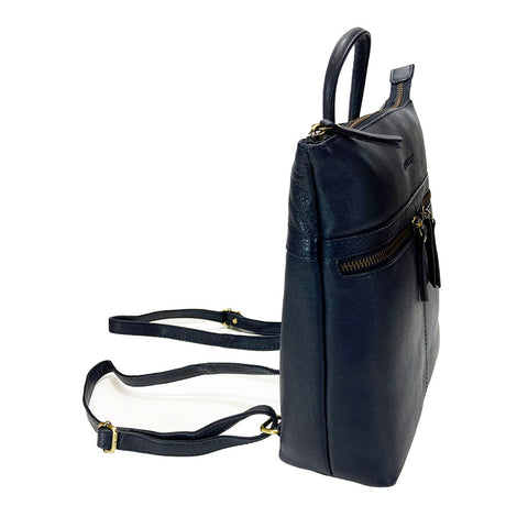 Rowallan Leather Backpack - Style: 31-3206/03 - Harley - Blue