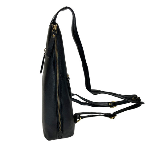 Rowallan Harley Triangle Sling Backpack - Style: 31-3207/01 -  Black