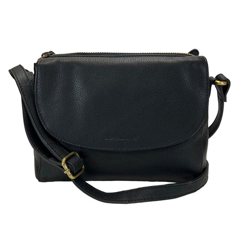 Rowallan Leather Cross Body/ Shoulder Bag - Style: 31321603 - Black
