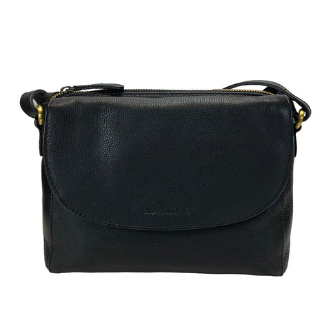 Rowallan Leather Cross Body/ Shoulder Bag - Style: 31321603 - Black