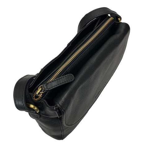 Rowallan Leather Cross Body/ Shoulder Bag - Style: 31321603 - Black