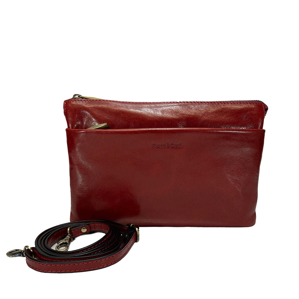 Gianni Conti Multiway Clutch - Style: 9403693 Red