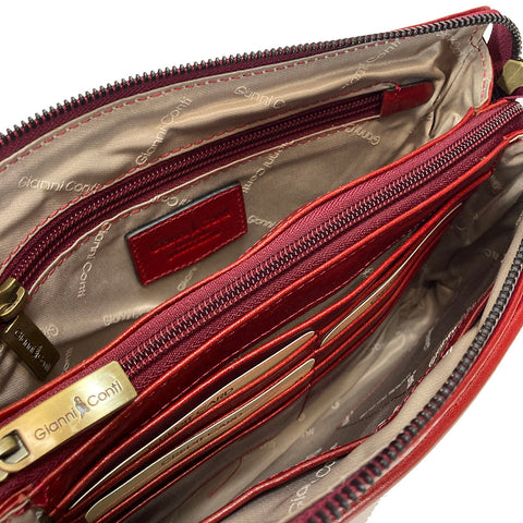 Gianni Conti Multiway Clutch - Style: 9403693 Red