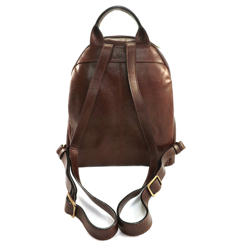 Gianni Conti Smart Leather Rucksack - Style: 9403695 - Brown