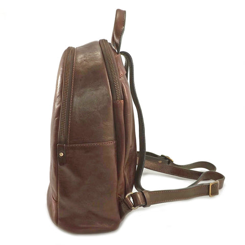 Gianni Conti Smart Leather Rucksack - Style: 9403695 - Brown