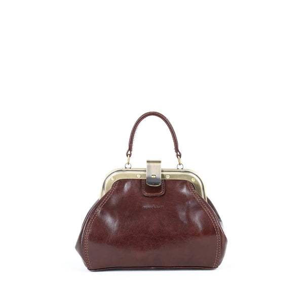 Gianni Conti Borsa A Mano In Pelle Italiana – Modello Gladstone, Colore Tan, Chiusura Zip E Magnete, Unisex, 913318 - 3
