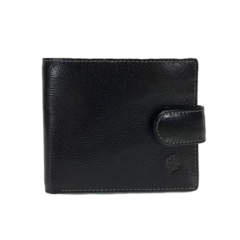 Golunski RFID  Leather Tab Wallet - Style: RF4 - Black