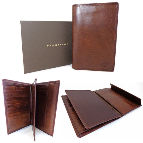 The Bridge Leather Document Holder Jacket Wallet - Style 01506601