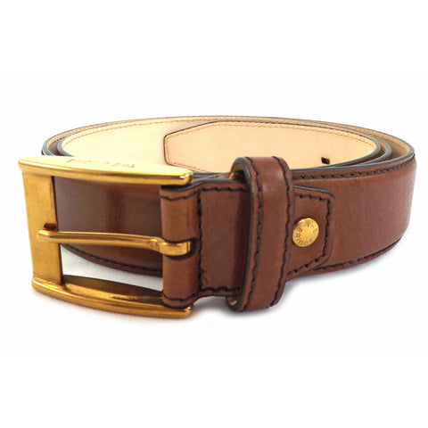 The Bridge Gents Leather Belt - Style: 03621301 - Brown