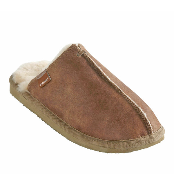 Shepherd Mens Sheepskin Mule Slipper Style: Hugo 1201 Antique