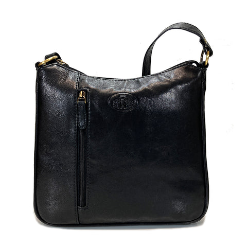 Rowallan Leather Cross Body Bag - Style: 31-1977 Supatra - Black
