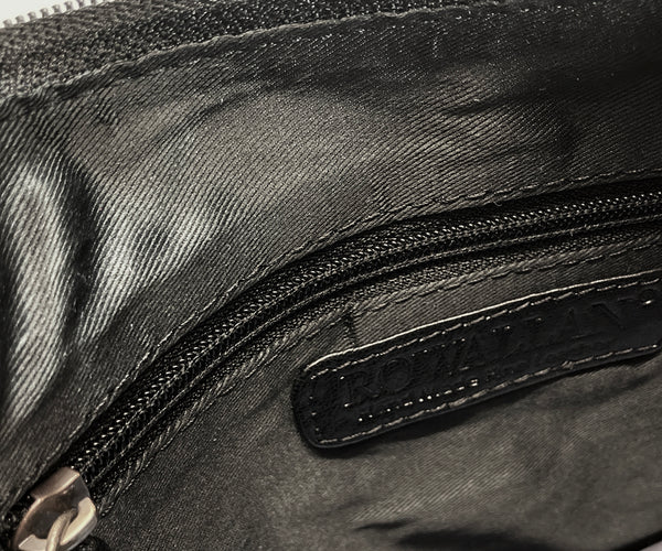 Rowallan Leather Cross Body Bag Style 311977 Supatra Black Cox