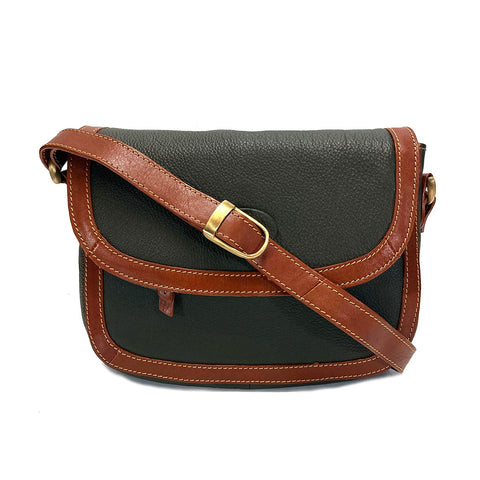 Rowallan Leather Shoulder Bag - Style: 31-9286 Prelude Green