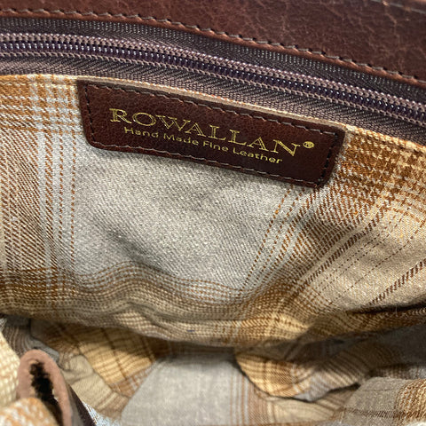 Rowallan Conquest Leather Messenger Bag - Style: 319626 - Brown