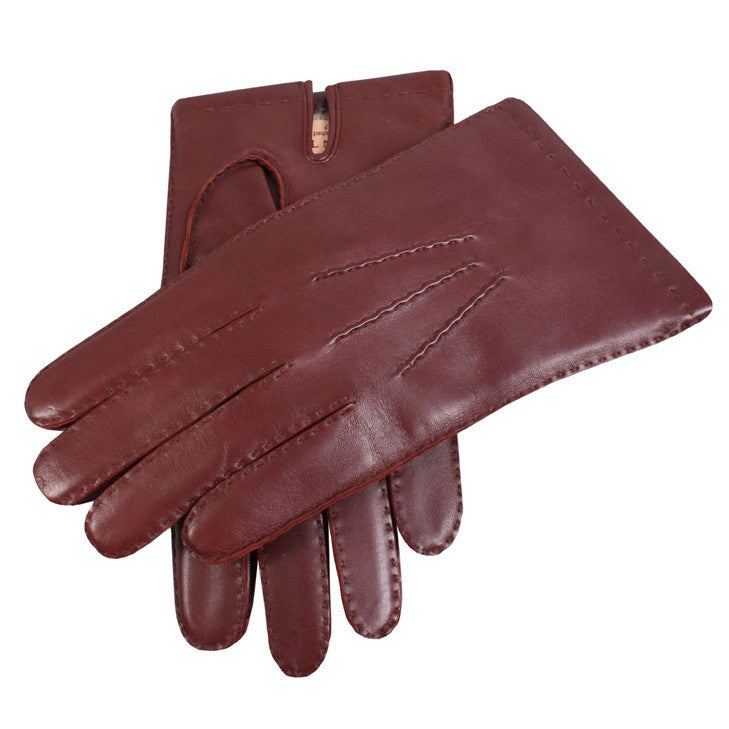 Dents Chelsea Mens 100% Cashmere Lined Handsewn Leather Gloves - Style: 5-1542