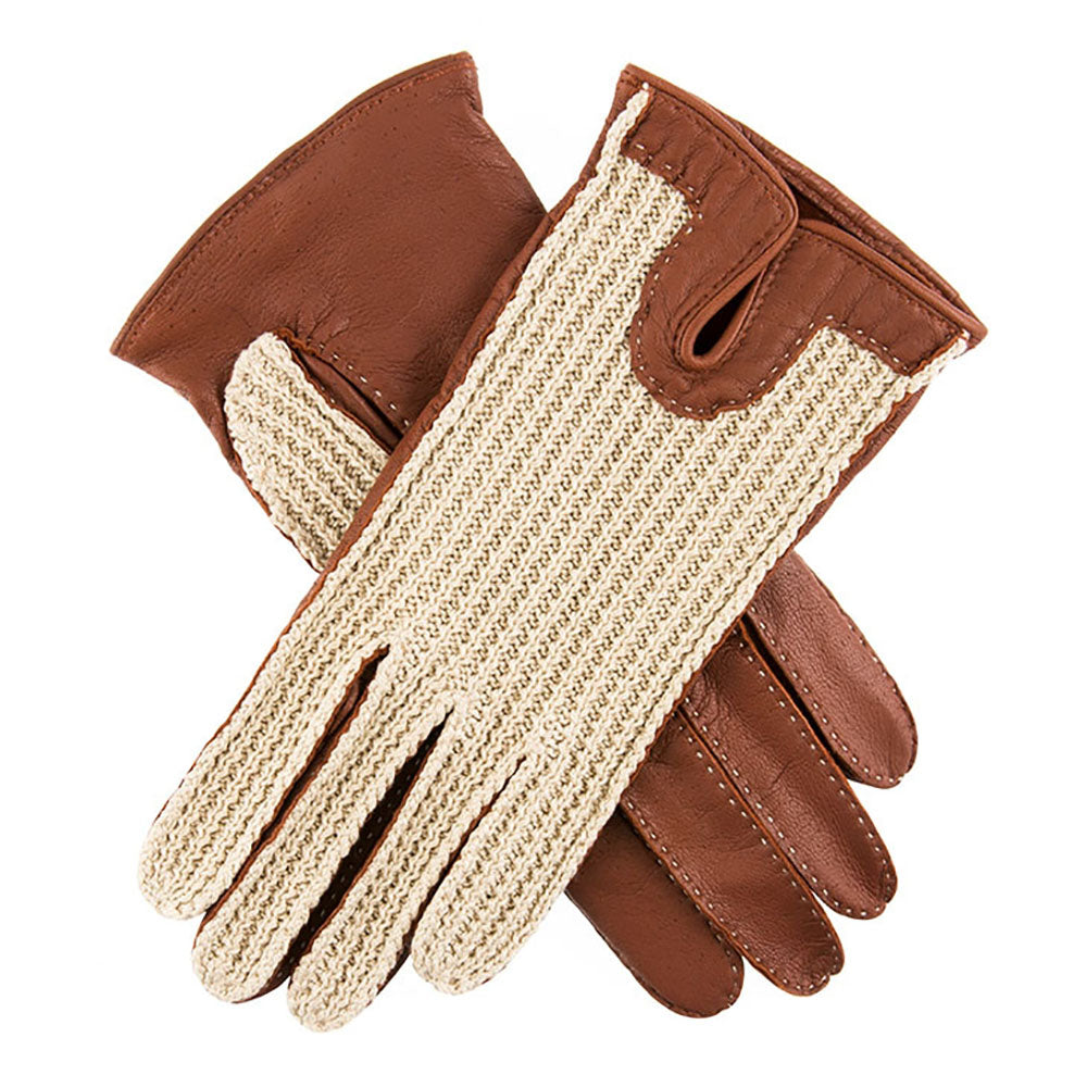 Dents Kelly Women's Crochet Back Driving Gloves - Style: 7-3000