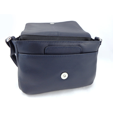 Tula Nappa Originals Small Flap Over Bag - Dark Azure (Navy) Style: 8475