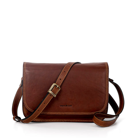 Gianni Conti Classic Flap Front Bag - Style: 913185