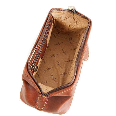 Gianni Conti Leather Wash Bag - Style: 915022