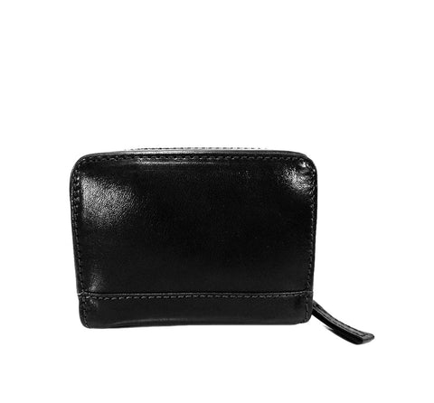 Gianni Conti Leather RFID Credit Card Holder - Style: 9407052 Black