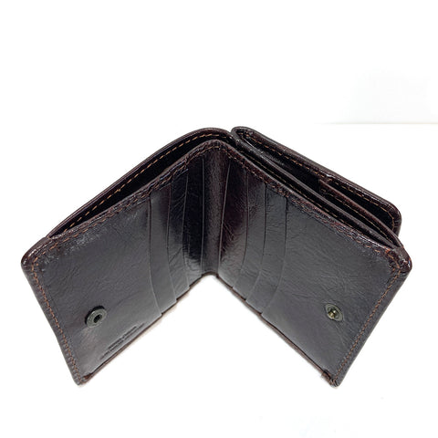 Gianni Conti Leather Tray Purse Wallet - Style: 9407084 - Brown