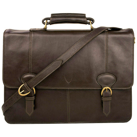 Hidesign 'Parker 3' Briefcase - Brown