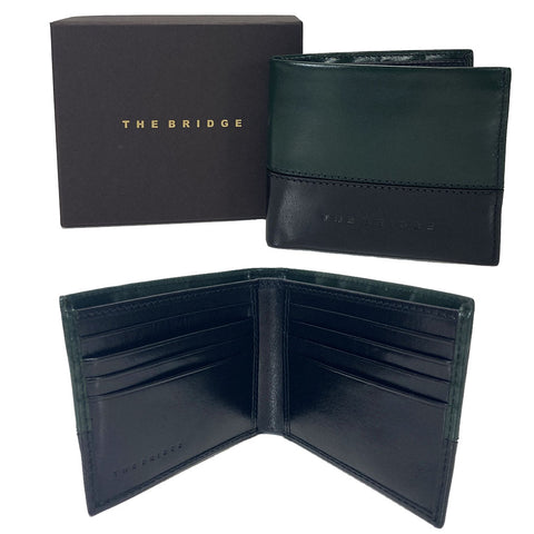 The Bridge Leather Wallet - Style: 01476301/KV - Green/Black