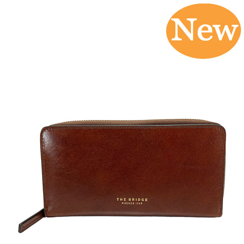 The Bridge Zip Around Purse - Style: 01724601 - Brown