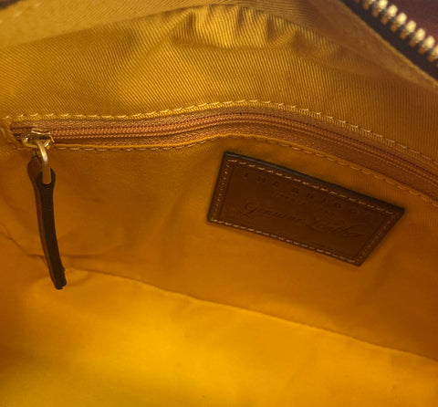 The Bridge Zip Topped Leather Tote Multiway 04172601 Brown