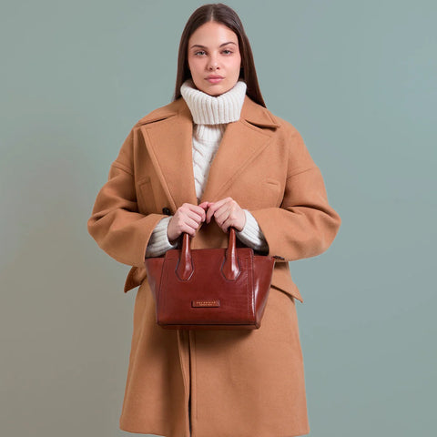 The Bridge Zip Topped  Leather Tote / Shoulder Bag - 04203401 - Fiona
