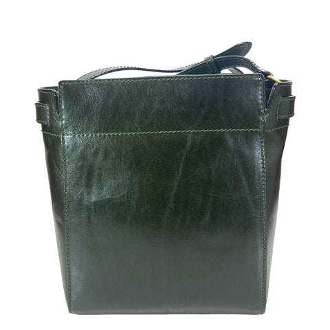 The Bridge Zip Top Shoulder Bag - Style: 04641501 - Green