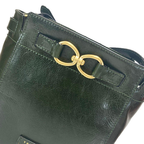 The Bridge Zip Top Shoulder Bag - Style: 04641501 - Green