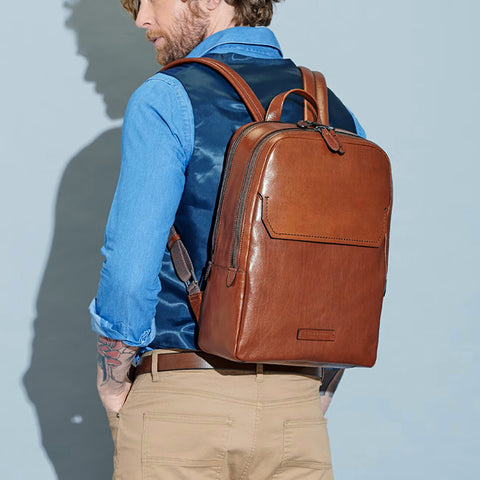 The Bridge Large Backpack Bag - Style: 06140701