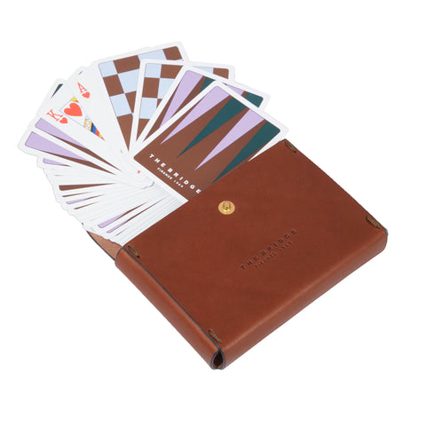 The Bridge - Leather Playing Cards Set - Style: 09223301