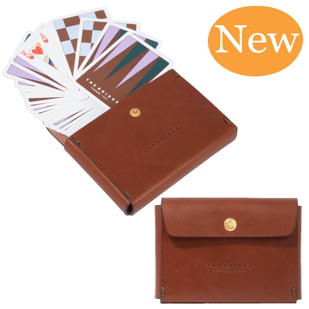 The Bridge - Leather Playing Cards Set - Style: 09223301