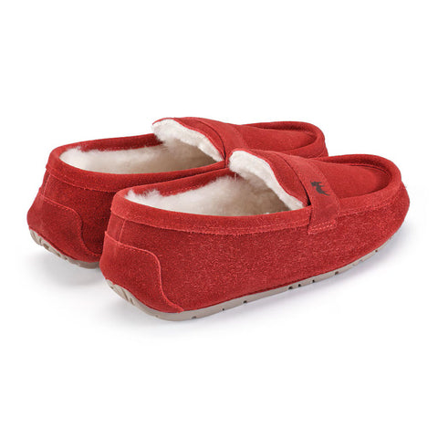 Shepherd Sheepskin Slipper - Style: Denver - Red