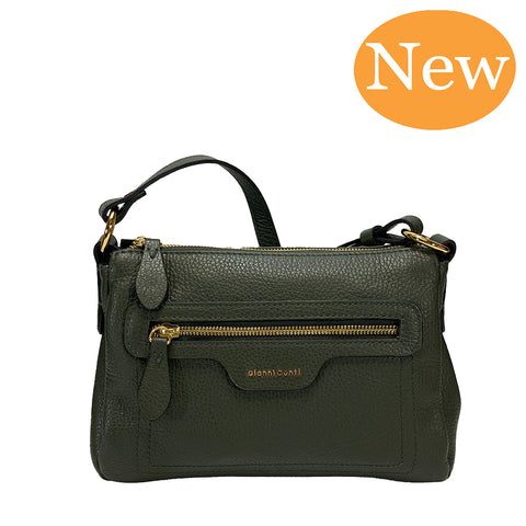 Gianni Conti Shoulder Bag  - Style: 2464348 - Olive Green