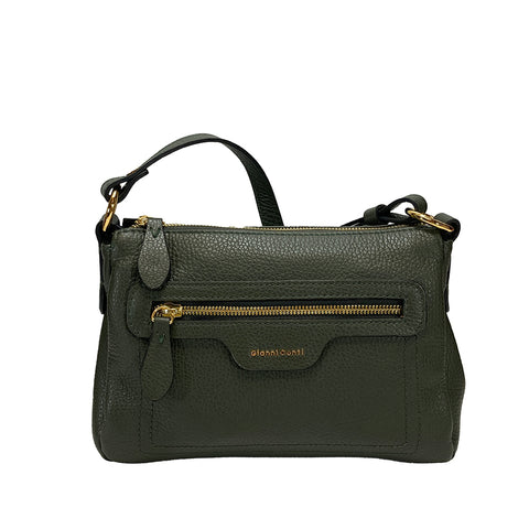 Gianni Conti Shoulder Bag  - Style: 2464348 - Olive Green