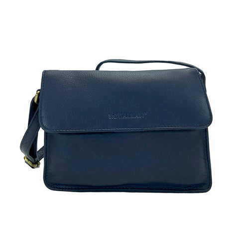 Rowallan Leather Mini Shoulder Bag - Style: 31-2794 Navy