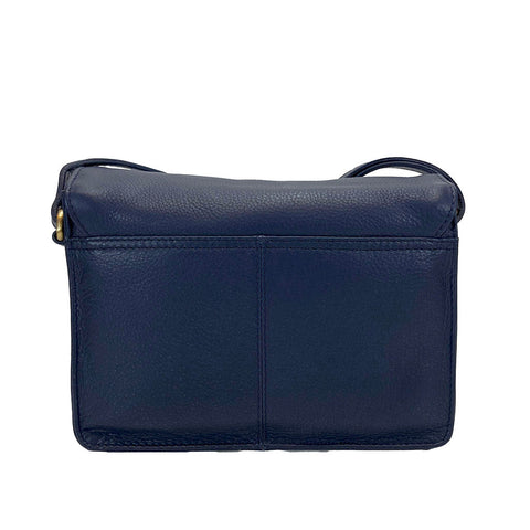 Rowallan Leather Mini Shoulder Bag - Style: 31-2794 Navy