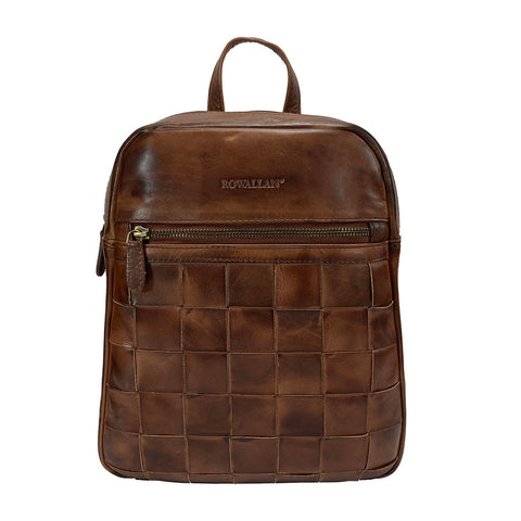 Rowallan Chekov Leather Backpack - Style: 31-2865 Brown