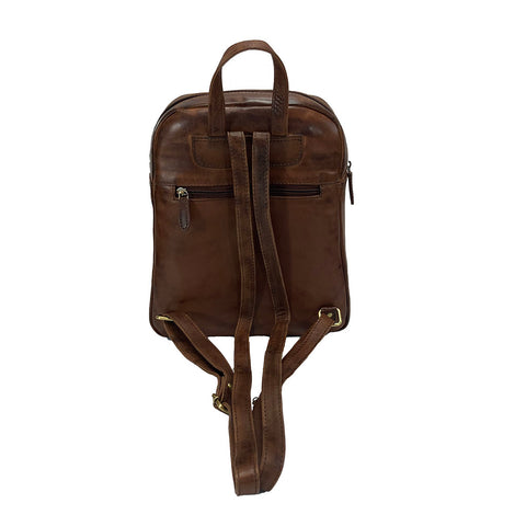 Rowallan Chekov Leather Backpack - Style: 31-2865 Brown