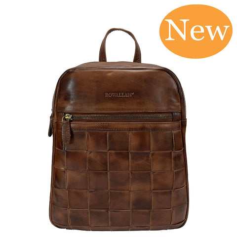 Rowallan Chekov Leather Backpack - Style: 31-2865 Brown