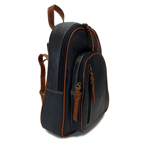 Rowallan Leather Backpack - Style: 31-1046 Prelude - Blue