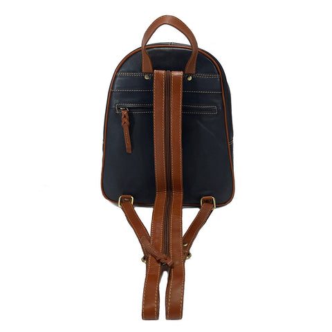 Rowallan Leather Backpack - Style: 31-1046 Prelude - Blue