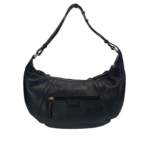 Gianni Conti Zip Top Shoulder / Multiway Bag - Style: 4173840 Black