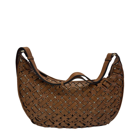 Gianni Conti Zip Top Shoulder / Multiway Bag - Style: 4173840 Tan